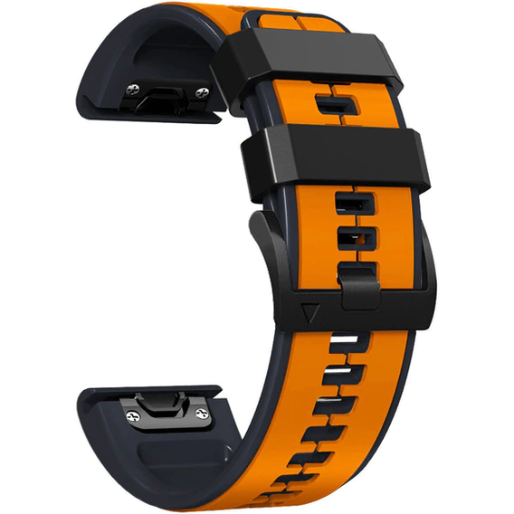 Pasek Silikonowy do Garmin Fenix 26mm, Orange