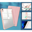 Etui do iPad 11" 2025 A16 (11 gen.) / iPad 10.9" 2022 (10 gen.), Smartcase Hybrid, z miejscem na rysik, jasnoróżowe
