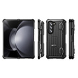 Etui do Samsung Galaxy Z Fold5 5G, Kickstand, z podstawką i ochroną ekranu, czarne