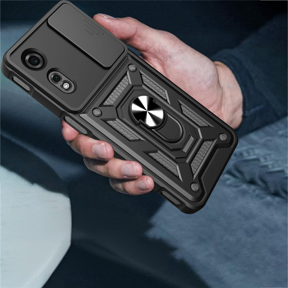 Etui pancerne do Nubia Neo 2 5G, CamShield Slide, czarne
