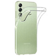 Etui do Samsung Galaxy A15 4G / 5G, Silicone Brokat, przezroczyste + Szkło 9H