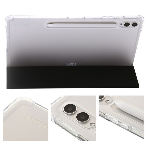 Etui do Samsung Galaxy Tab S9 Ultra, Smartcase Hybrid, z miejscem na rysik, czarne