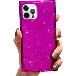 Etui Square Glitter do iPhone 12 Pro, Purple