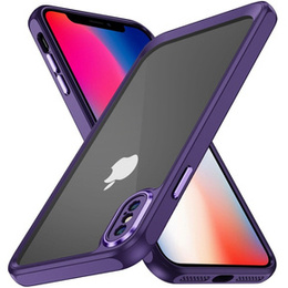 Etui do iPhone X / XS, ERBORD Impact Guard, ciemnofioletowe