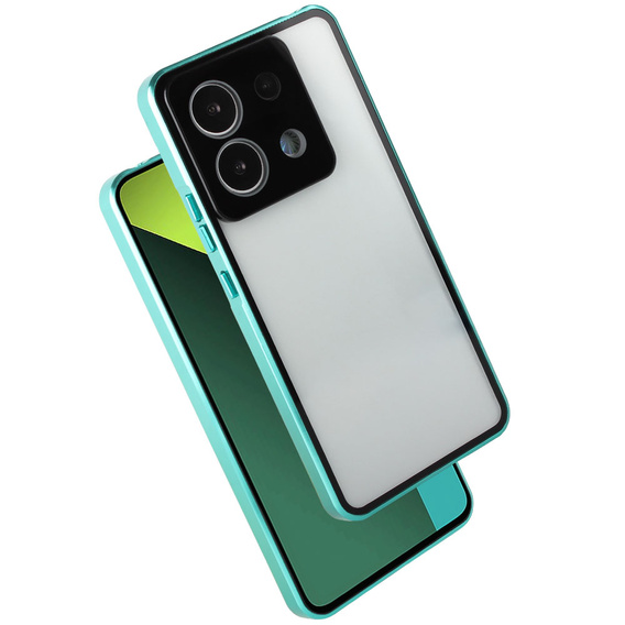 Etui do Xiaomi Redmi Note 13 Pro 5G, Magnetic Dual Glass, zielone