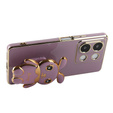 Etui do Xiaomi Redmi Note 13 5G, Rabbit, fioletowe + Szkło Hartowane 9H