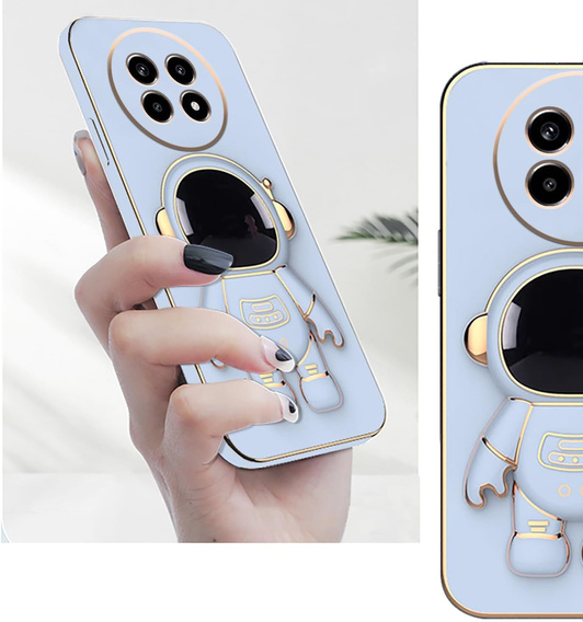 Etui do Honor Magic 7 Lite, Astronaut, niebieskie