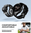 Pasek + Etui Dexnor do Samsung Galaxy Watch Active 2 44mm, Czarny