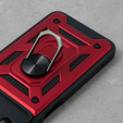 Etui pancerne do Xiaomi Redmi 12, CamShield Slide, czerwone