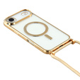 Etui do iPhone Air, Electro MagSafe, złote + Smycz