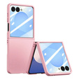 Etui ze szkłem hartowanym na ekran zewnętrzny do Samsung Galaxy Z Flip7 – różowe