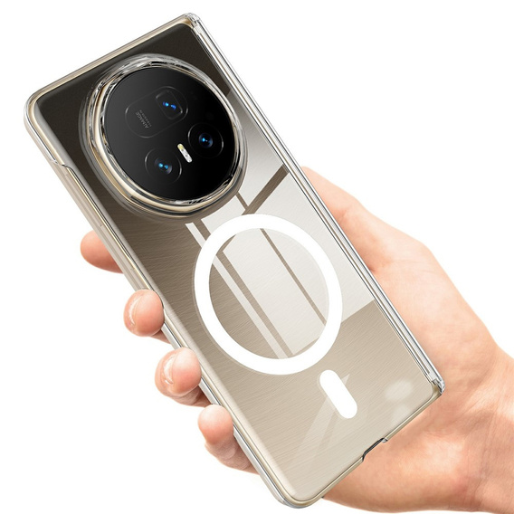 Etui ochronne do Honor Magic V5 5G, z MagSafe, przezroczyste