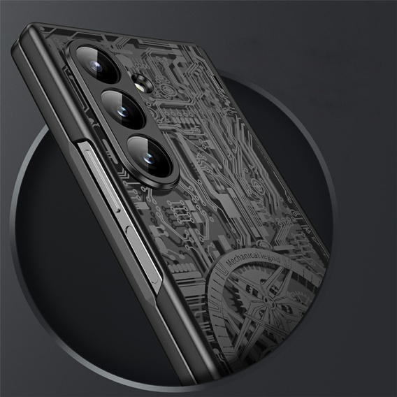 Etui do Samsung Galaxy Z Fold7 5G, Mechanical Legend, czarne