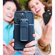 Pancerne Etui Belt Clip do iPhone 14 Pro, z klipsem, niebieskie
