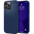 Etui Spigen do iPhone 14 Pro, Silicone Fit MagSafe, Navy Blue