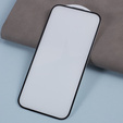 Szkło Hartowane 3D do iPhone 15 Pro, z osłoną głośnika, czarne