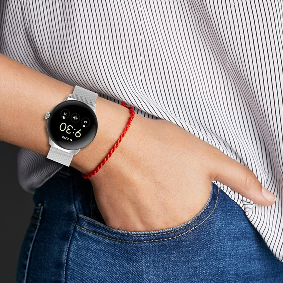 Bransoleta Milanese do Google Pixel Watch 3 45mm, srebrna
