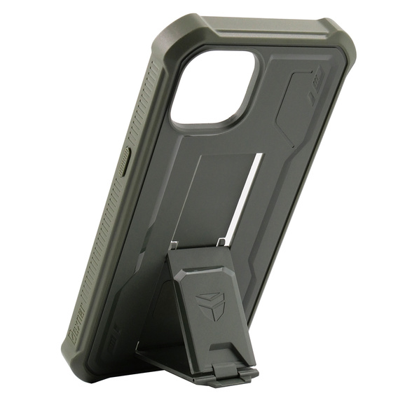 Etui pancerne do iPhone 13 / 14, Dexnor Full Body, zielone