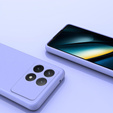 Etui do Xiaomi Poco F6 Pro, Silicone Lite, fioletowe