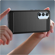 Etui do Samsung Galaxy A54 5G, Carbon, czarne