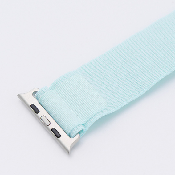 Pasek Nylonowy do Apple Watch 1/2/3/4/5/6/7/8/9/10/11/SE Ultra 1/2/3 42/44/45/46/49mm, Niebieski