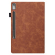 Etui do Lenovo Tab P11 Pro Gen 2 TB132FU TB132XU 11.2", Classic, z miejscem na rysik, brązowe
