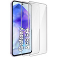 2x Szkło Hartowane do Samsung Galaxy A55 5G, ERBORD 9H Hard Glass, szybka