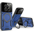 Etui pancerne do Realme 12 Pro 5G / 12 Pro+ 5G, Magnetic Ring, niebieskie