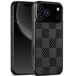 Etui do iPhone 17 Pro, Aramid Fiber Cover, do MagSafe, czarne