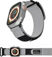 Pasek Nylonowy ERBORD MP84 do Apple Watch 1/2/3/4/5/6/7/8/9/10/11/SE Ultra 1/2/3 42/44/45/46/49mm, Szary