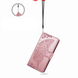 Etui z klapką do Motorola Moto G56 5G, Butterfly, różowe rose gold