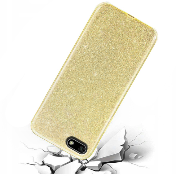 Etui Glitter Case do Huawei Y5 2018, Gold