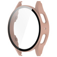 2w1 Etui + Szkło Hartowane do Samsung Galaxy Watch 7 40mm, Różowe złoto