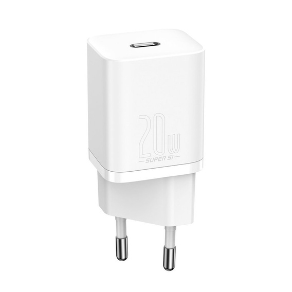 Baseus Super Si QUICK CHARGER PD20W Ładowarka, White