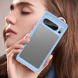 Etui do Google Pixel 8 Pro, Fusion Hybrid, przezroczyste / niebieskie