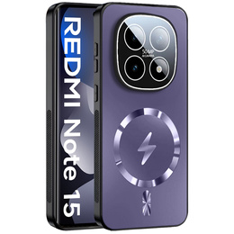 Etui ochronne do Xiaomi Redmi Note 15 5G / Poco M8 5G, do MagSafe, fioletowe