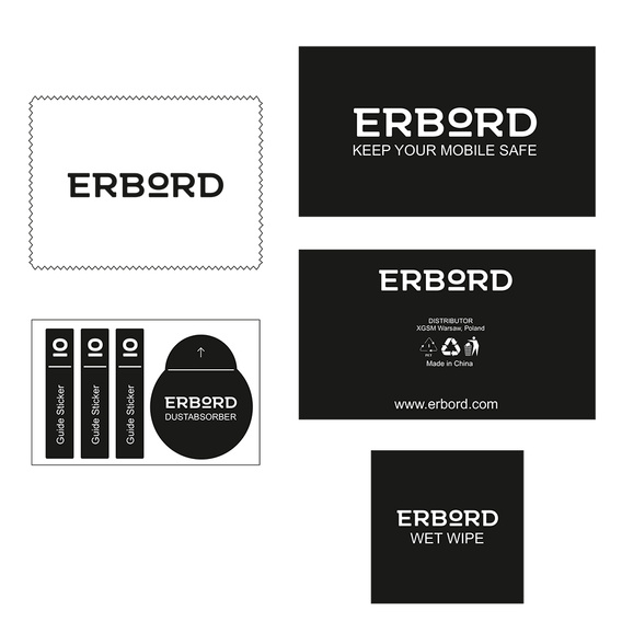 2x Szkło Hybrydowe Ceramic ERBORD do Oppo A54 5G/A74 5G/A93 5G