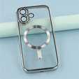 Etui do iPhone 17 Electro MagSafe – srebrne