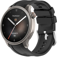 Pasek Silikonowy do Huami Amazfit Balance, Czarny