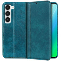 Etui do Samsung Galaxy S23 Plus, Wallet Litchi Leather, zielone