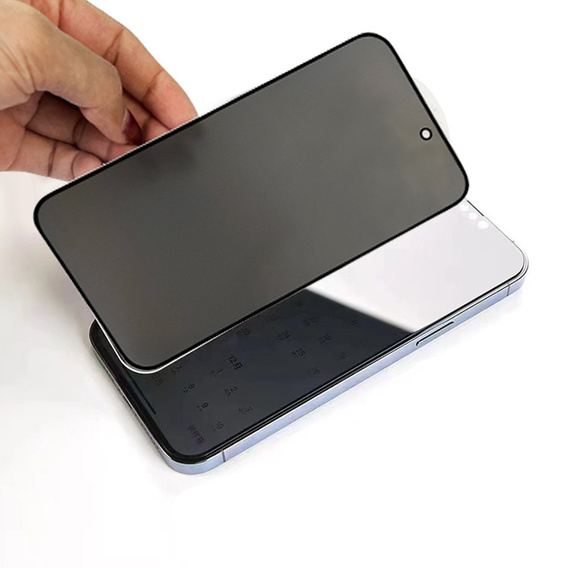 Szkło Hartowane Prywatyzujące do Samsung Galaxy A17 5G, Privacy Glass, czarne
