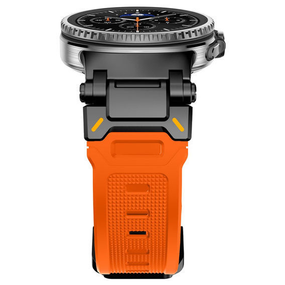 Pasek Silikonowy do Samsung Galaxy Watch 8 / 8 Classic, Pomarańczowy