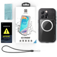 Etui Wodoodporne IP68 do iPhone 16 Pro, SHELLBOX MagSafe, czarne