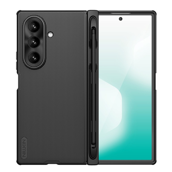 Etui NILLKIN do Samsung Galaxy Z Fold7, Frosted Shield, z rysikiem, czarne