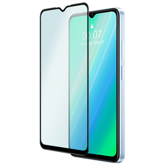 2x Szkło Hartowane do Oppo A17, ERBORD 3D pełne, szybka na cały ekran