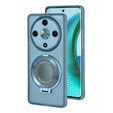 Etui do Honor Magic 6 Lite 5G, Glittery Magnetic, do MagSafe, niebieskie