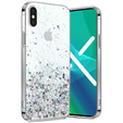 Etui do iPhone X/XS, Glittery, przezroczyste