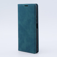 Etui do Xiaomi Redmi Note 12 4G, ERBORD Vintage portfel z klapką, niebieskie