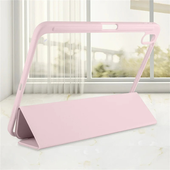 Etui do iPad 11" 2025 A16 (11 gen.) / iPad 10.9" 2022 (10 gen.), Smartcase Hybrid, z miejscem na rysik, różowe