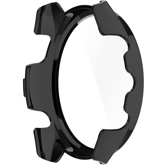 2w1 Etui + Szkło Hartowane do Garmin Forerunner 265, Czarne